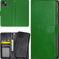 Plånboksfodral Grön för iPhone 13