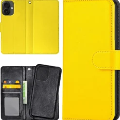 Plånboksfodral Gul för iPhone 16