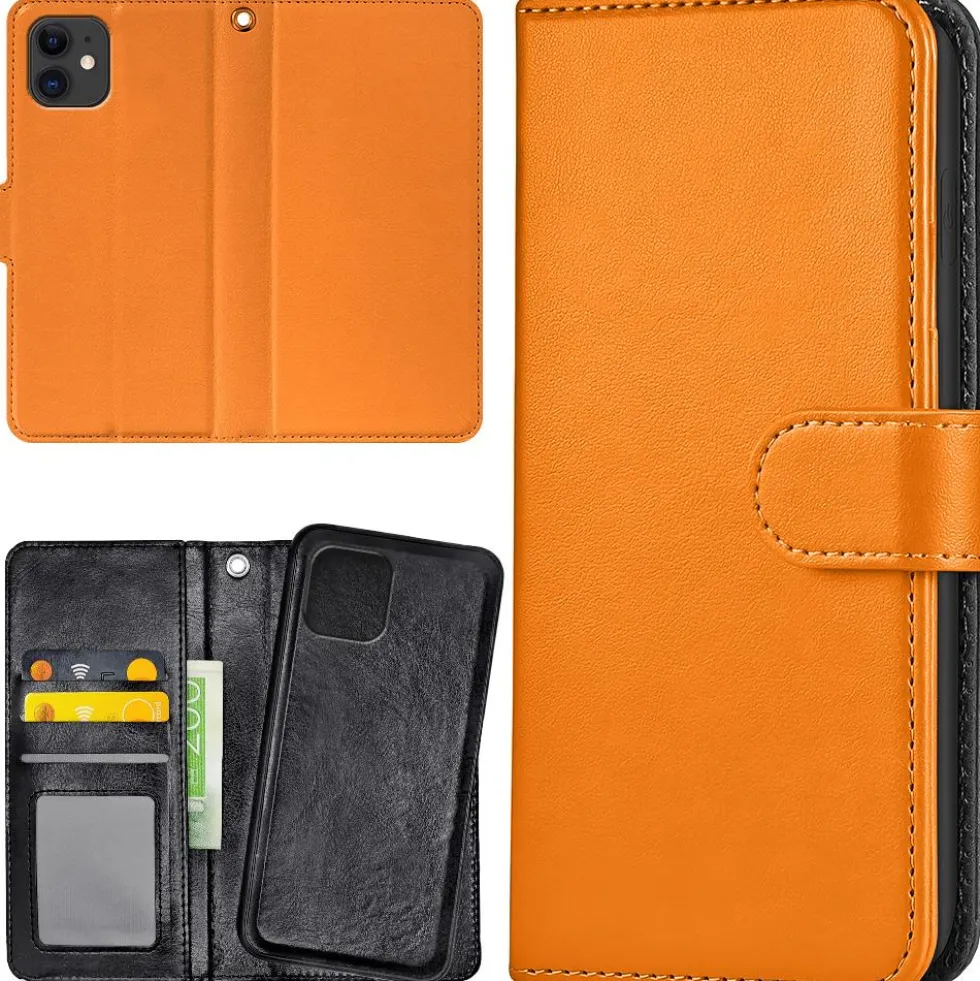 Plånboksfodral Orange för iPhone 12/12 Pro