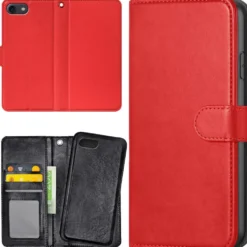 Plånboksfodral Röd för iPhone 7/8/SE