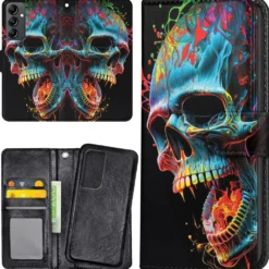 Plånboksfodral Skull för Samsung Galaxy S24