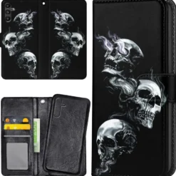 Plånboksfodral Skulls för Samsung Galaxy S25 FE