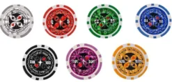 Pokerset / Poker med väska och tillbehör