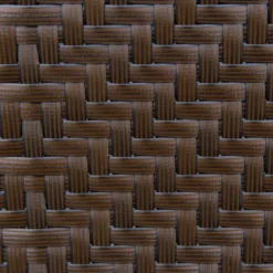 Polyrotting trädgårdsstol, fällstol, 7-vägs justerbar, väderbeständig, balkong-, campingstol, 120 kg viktkapacitet, brun/svart, 58x71x111 cm