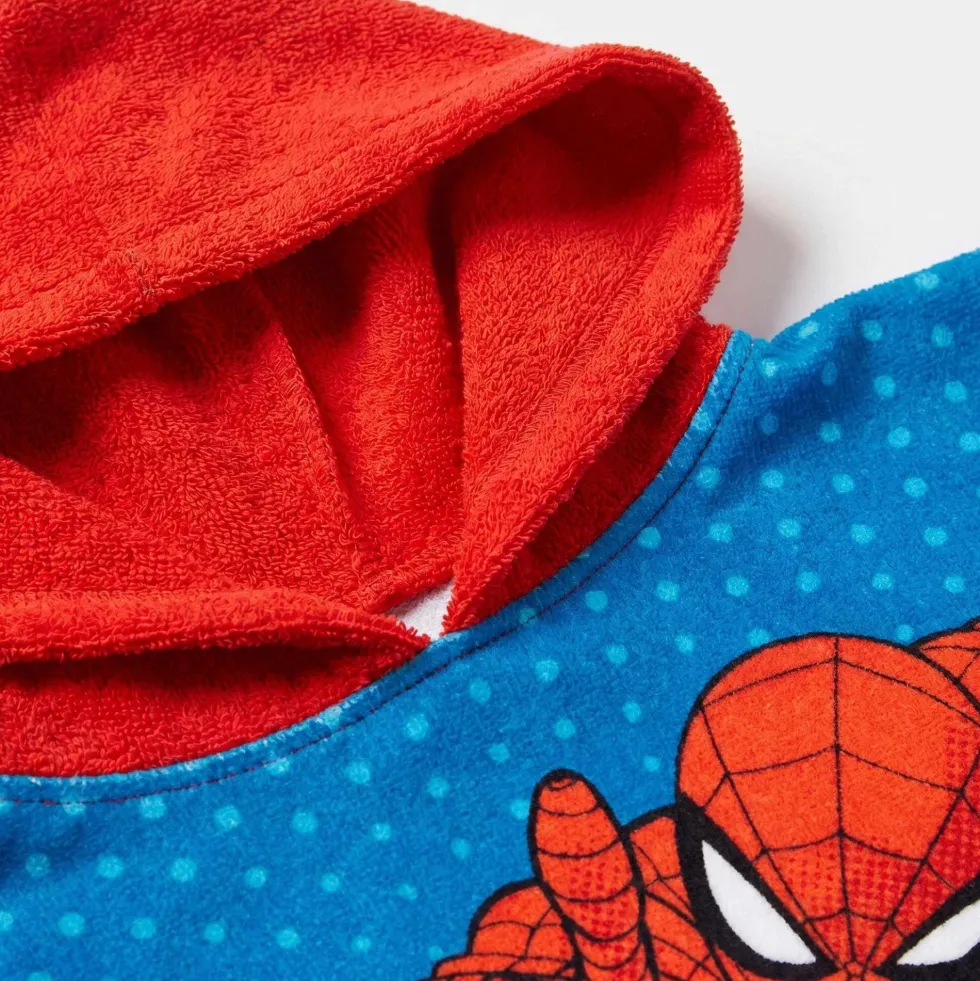 Ponchohandduk Spider-Man för barn