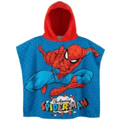 Ponchohandduk Spider-Man för barn