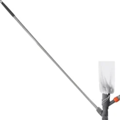 Poolstädningsset med vattendriven dammsugare & håv, teleskopstång 120 cm