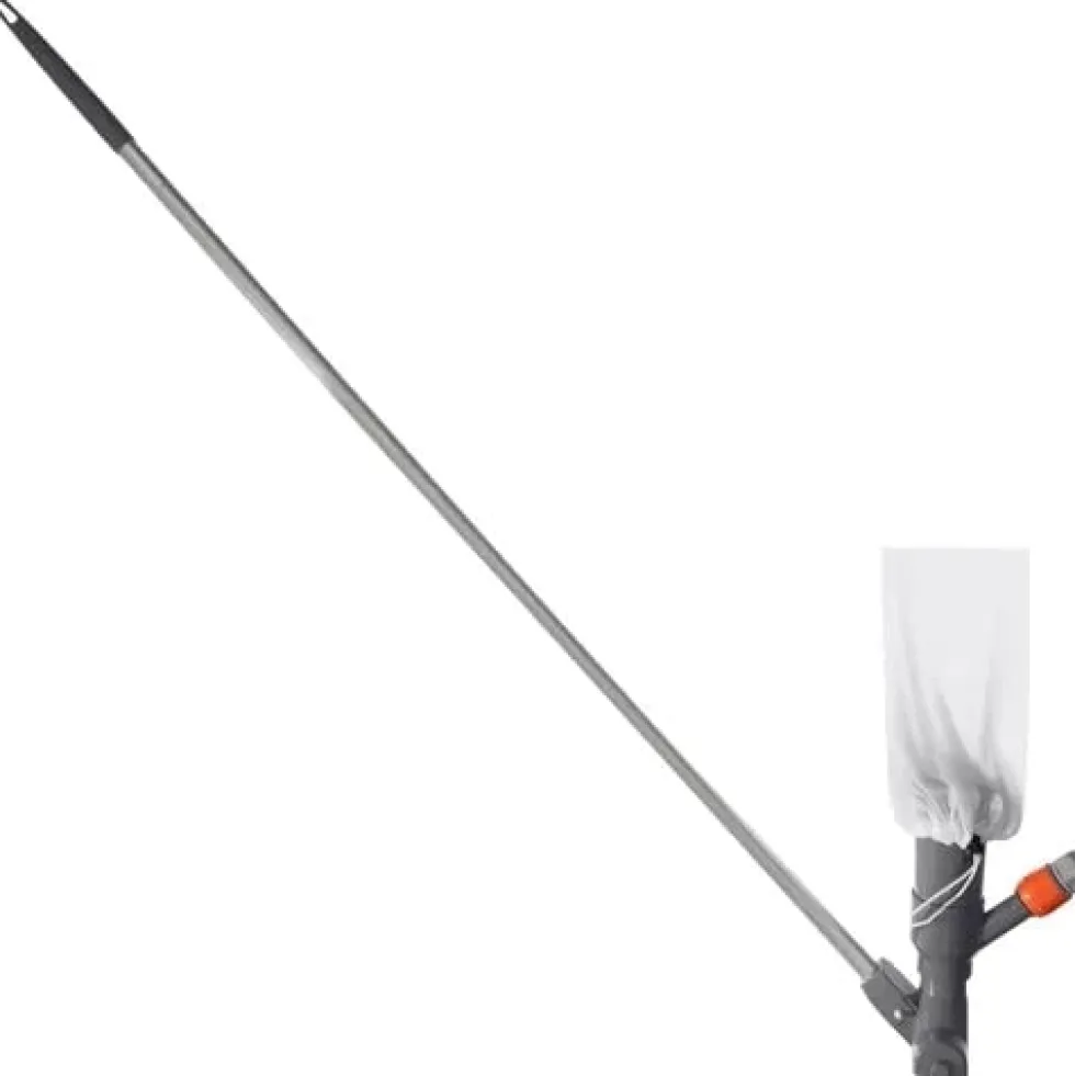 Poolstädningsset med vattendriven dammsugare & håv, teleskopstång 120 cm