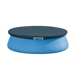 Poolöverdrag vinyl 244 cm för Intex Easy Set pool, mörkblå