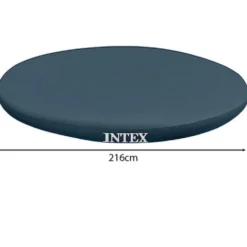 Poolöverdrag vinyl 244 cm för Intex Easy Set pool, mörkblå