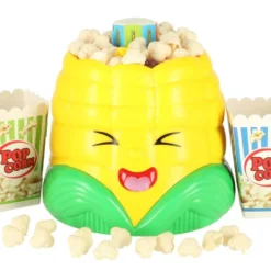 Popcornspel färdighetsspel för barn 4+ 2–4 spelare med popcornmaskin
