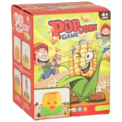 Popcornspel färdighetsspel för barn 4+ 2–4 spelare med popcornmaskin