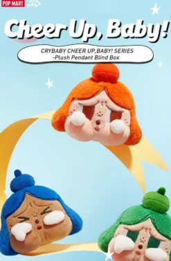 POP MART CRYBABY CHERA UP, BABY! SERIE - Mysterybox i plysch 1st/6st POPMART Blindbox Begränsad till 2st/set per beställning