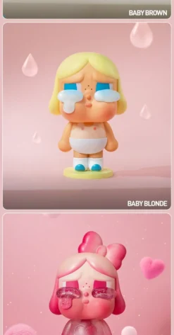 POP MART CRYBABY Crying Again Series Figurer Mystery Box 1PC/12ST POPMART Blind Box Figur