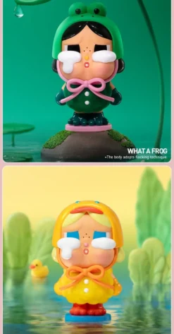 POP MART CRYBABY Crying Again Series Figurer Mystery Box 1PC/12ST POPMART Blind Box Figur