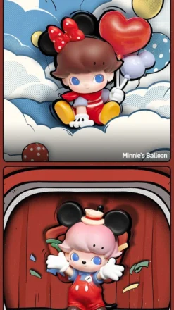 POP MART DIMOO WORLD × DISNEY Series Figurer Blind Box 1PC/12ST Mystery Box