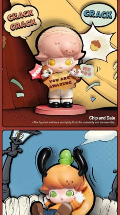 POP MART DIMOO WORLD × DISNEY Series Figurer Blind Box 1PC/12ST Mystery Box