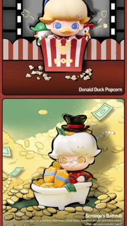 POP MART DIMOO WORLD × DISNEY Series Figurer Blind Box 1PC/12ST Mystery Box