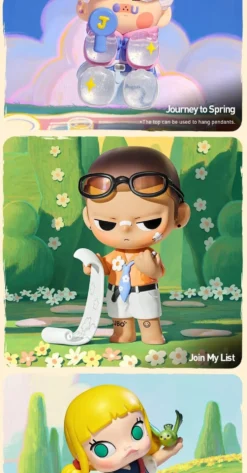 POP MART Hand in Hand Series Figurer 1PC/12ST POPMART Blind Box Figur