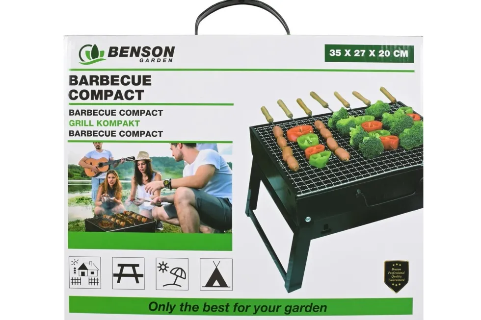 Portabel grill för BBQ