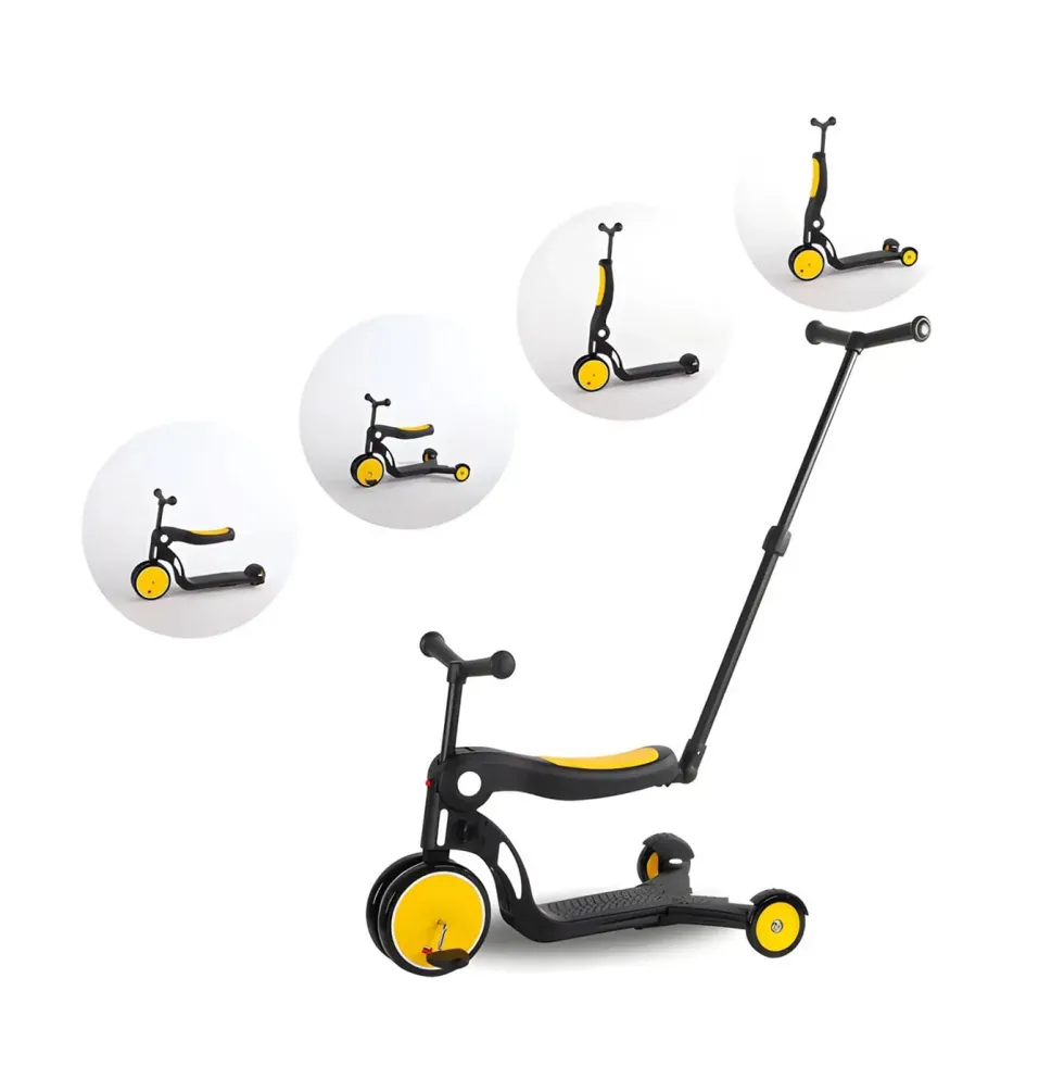 Prime Ride 5i1 - Trehjuling, Sparkcykel och Balanscykel