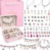 Pysselset Smycken Barn Rosa – DIY Armband & Halsband med Berlocker Presentset