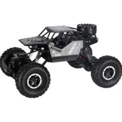 Radiostyrd RC Rock Crawler 4x4 med hjul & larvband 2.4 GHz svart