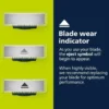 Rakblad kompatibel med Philips Oneblade Replacement, 1, 2 - eller 3-pack.