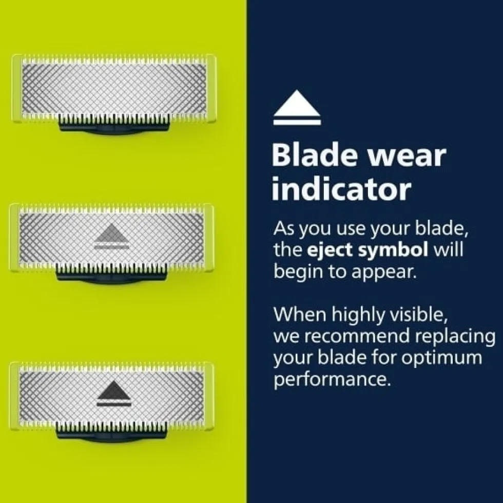 Rakblad kompatibel med Philips Oneblade Replacement, 1, 2 - eller 3-pack.