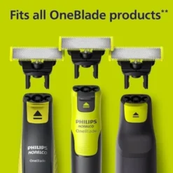 Rakblad kompatibel med Philips Oneblade Replacement, 1, 2 - eller 3-pack.