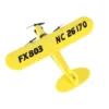 RC-flygplan Piper FX803 2.4 GHz med sändare, 150 mAh batteri gul