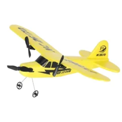 RC-flygplan Piper FX803 2.4 GHz med sändare, 150 mAh batteri gul