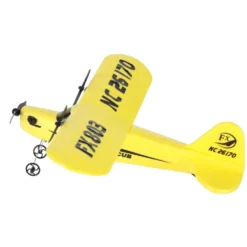 RC-flygplan Piper FX803 2.4 GHz med sändare, 150 mAh batteri gul