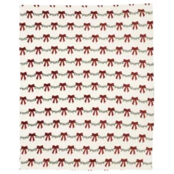 Redlunds - Christmas bows pläd 130x170 cm
