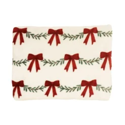 Redlunds - Christmas bows pläd 130x170 cm