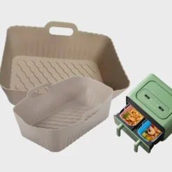 Rektangulär Silikoninsats till Air Fryer 20x14cm, Non-Stick