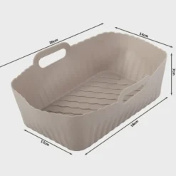 Rektangulär Silikoninsats till Air Fryer 20x14cm, Non-Stick