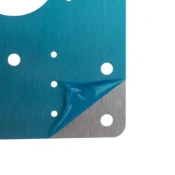Reparationsplattor / Gångjärnsförstärkning i rostfritt stål 4-pack