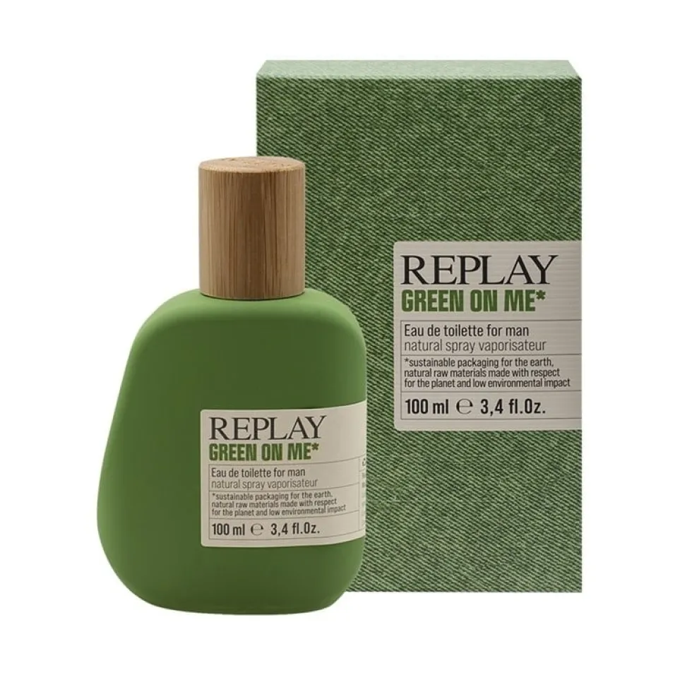 Replay Green On Me Man Edt 100ml