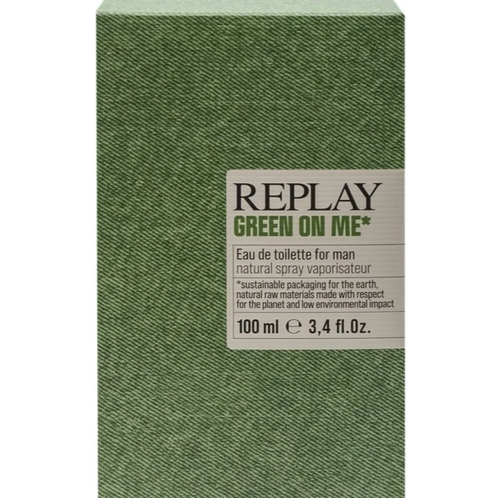 Replay Green On Me Man Edt 100ml