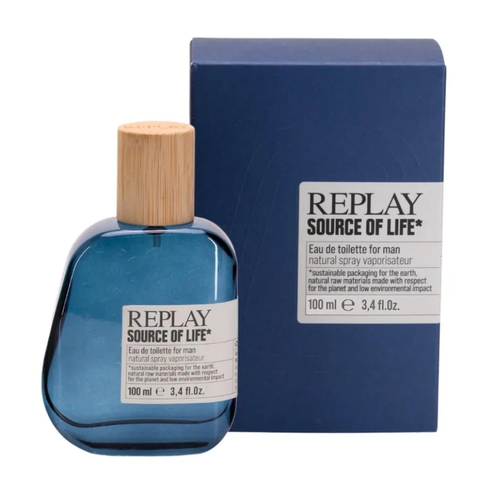 Replay Source Of Life Man Edt 100ml