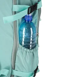 Reseryggsäck grön 45 cm med 3 fack och kompressionsremmar
