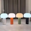 Retro Bordslampa Svamp - Trådlös Uppladdningsbar LED Lampa Vit