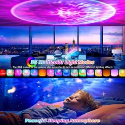 RGB LED Supernova Stjärnprojektor och Sunset Stämningsbelysning