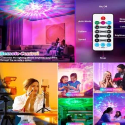 RGB LED Supernova Stjärnprojektor och Sunset Stämningsbelysning