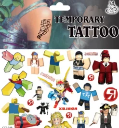 Roblox tatueringar - 4 ark - Barn tatueringar