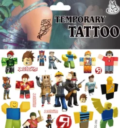 Roblox tatueringar - 4 ark - Barn tatueringar