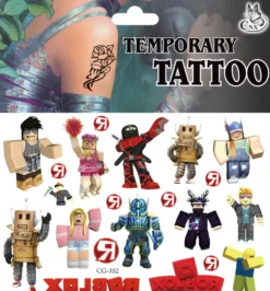 Roblox tatueringar - 4 ark - Barn tatueringar