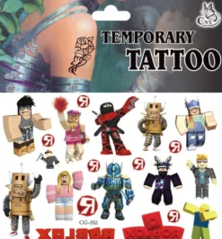 Roblox tatueringar - 4 ark - Barn tatueringar
