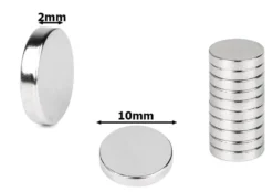 Runda Neodymmagneter för Hobby och Teknik 10-pack